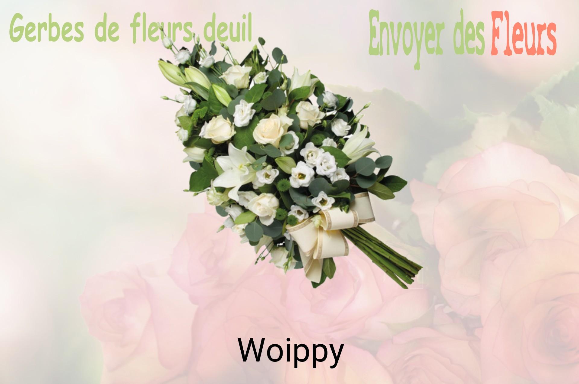 Gerbe de fleurs de deuil livrée à Woippy
